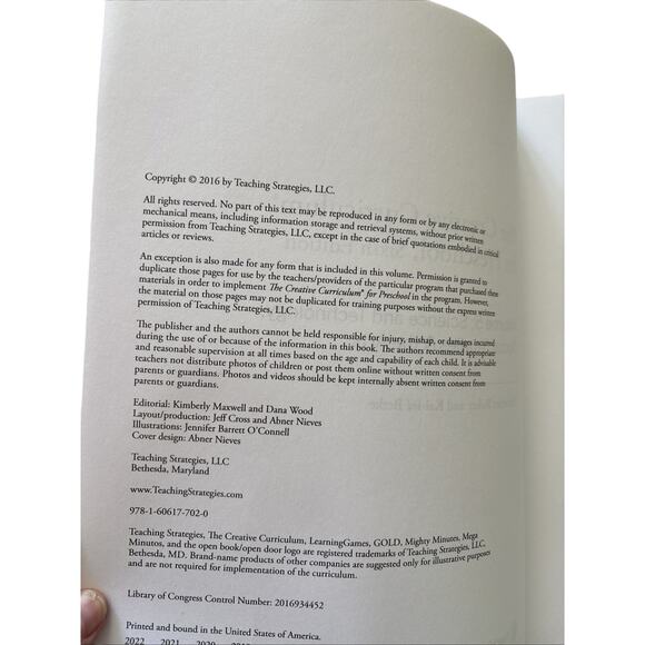 Creative Curriculum for Preschool Science & Tech & Social Studies-New 2010/2016 - Picture 4 of 5